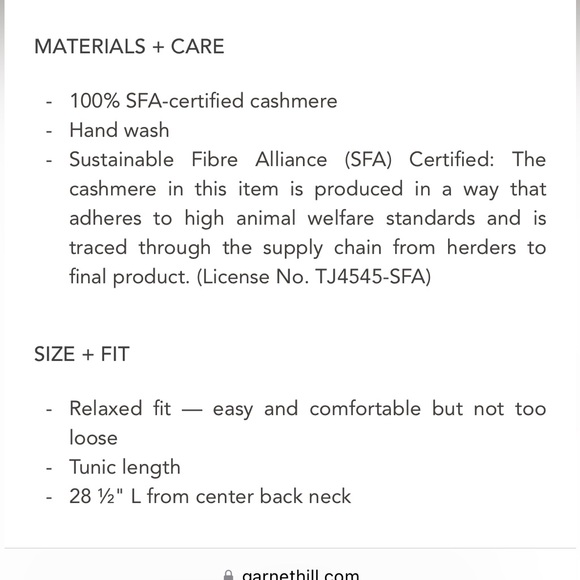 Garnet Hill cream striped cashmere open front cardigan - Picture 8 of 9